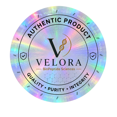 Velora authenticity hologram seal